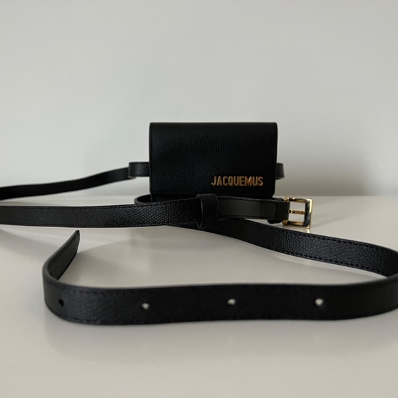 JACQUEMUS Black La Ceinture Bello Belt Bag - Picture 5 of 13